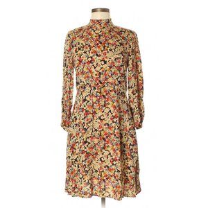 Zara 3/4 Sleeve Floral Dress